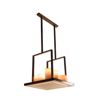 Authentage Rural Bellefeu Suspension Carré LED hanging lamp