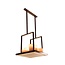 Authentage Rural Bellefeu Suspension Carré LED lampe suspendue