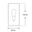 Countryside Wall Lamp Vitrine Wall 1L Normal outdoor