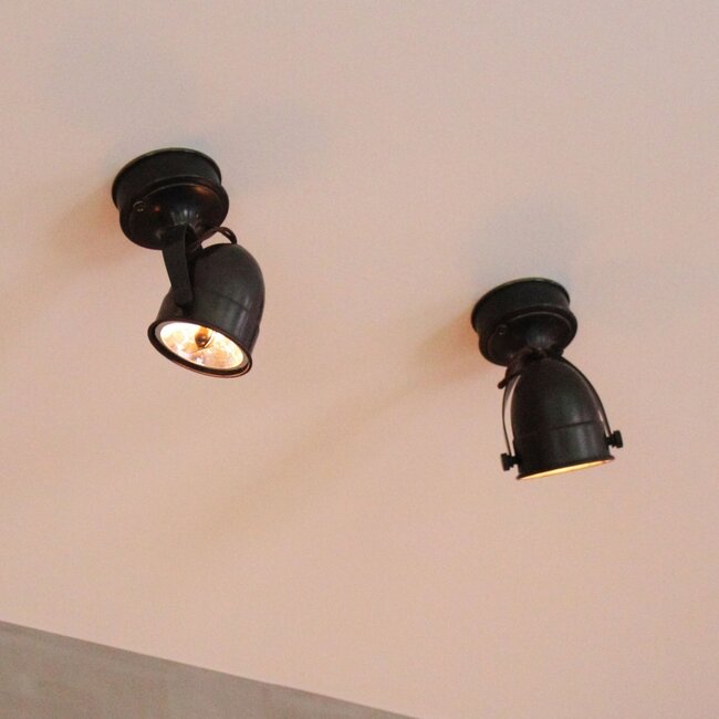 LED Opbouwspot COMÈTE ON ROUND BASE