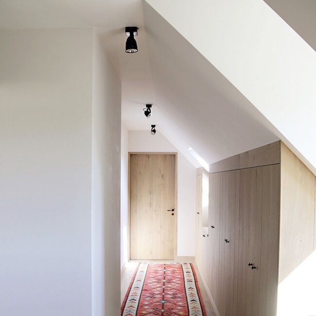 Projecteur LED en saillie COMÈTE SUR BASE CARRÉE