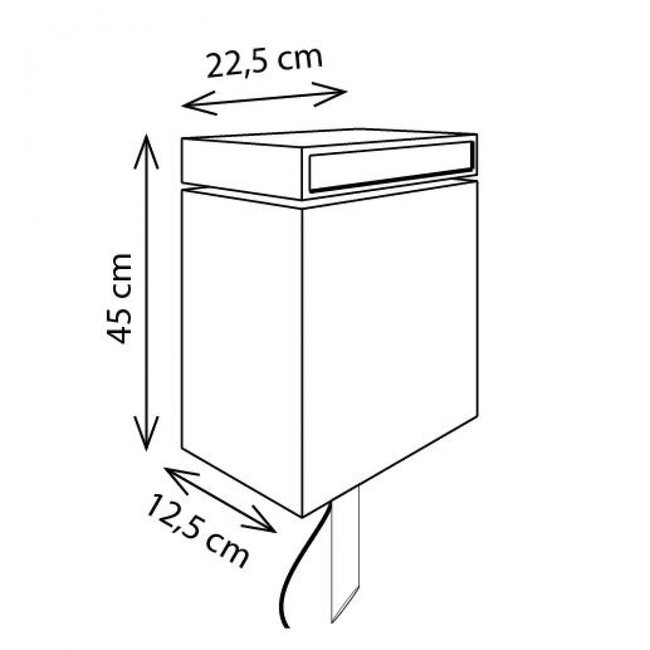 Poteau de jardin rural Q-BRI POLE SMALL