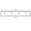 Display Case Ceiling Light Long 4L