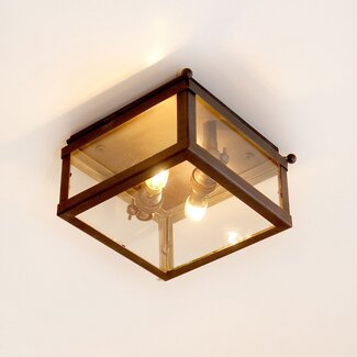 Authentage Country ceiling lamp VITRINE PETITE CEILING 2L