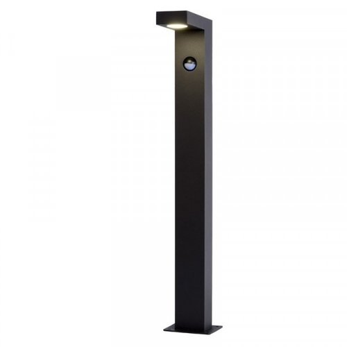 Lucide Lucide TEXAS-IR - Sokkellamp Buiten - LED - 1x8W 3000K - IP54 - Antraciet - 28851/61/30 Lucide Lucide TEXAS-IR - Sokkellamp Buiten - LED - 1x8W 3000K - IP54 - Antraciet - 28851/61/30