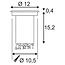 Solasto ground spot Stainless steel