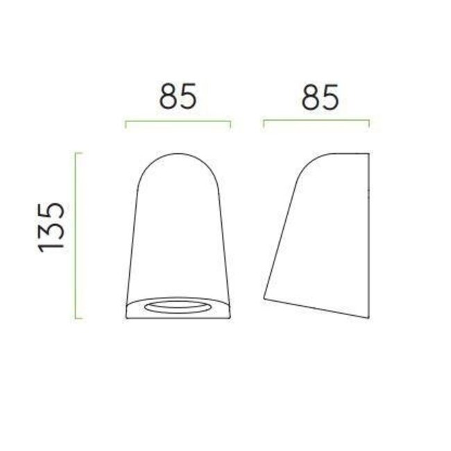 wandlamp Mast Light IP65