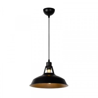 Lucide BRASSY-BIS - Hanglamp - Ø 31 cm - E27 - Zwart - 43401/31/30