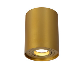 Lucide TUBE - Ceiling spotlight - Ø 9,6 cm - 1xGU10 - Matt Gold / Brass - 22952/01/02
