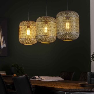 LioLights Hanglamp 3L etch