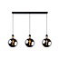 Lucide JULIUS - Hanging lamp - 3xE27 - Fumé - 34438/03/65