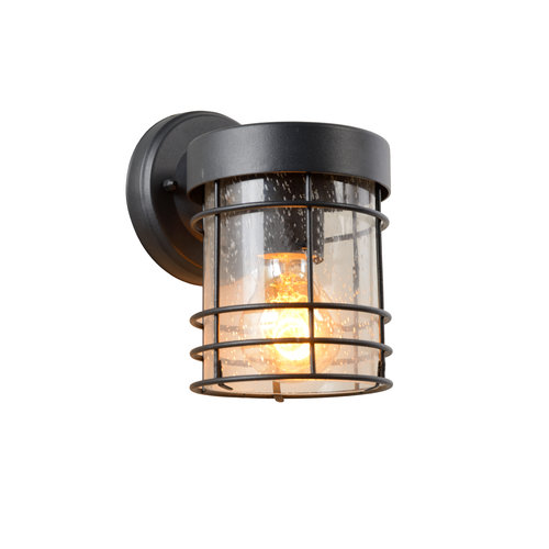 Lucide KEPPEL - Wandlamp Buiten - 1xE27 - IP23 - Zwart - 29824/01/30 Lucide KEPPEL - Wandlamp Buiten - 1xE27 - IP23 - Zwart - 29824/01/30