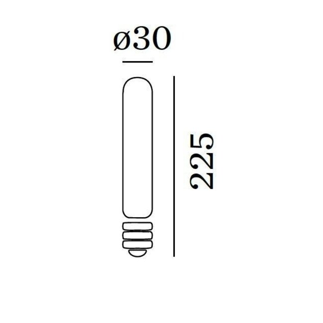 Lampe E27 T30-225 LED 2700K DIM