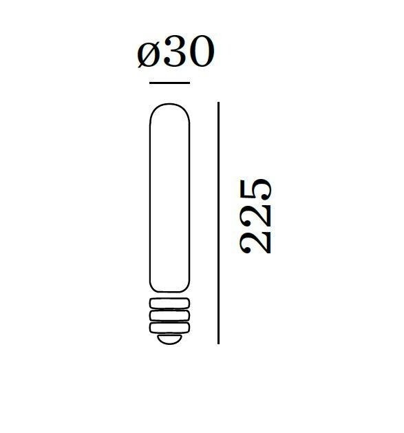 E27 lamp T30-225 LED 2700K DIM - PerfectLights