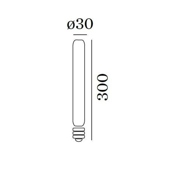 E27 bulb T30-300 LED 2700K DIM
