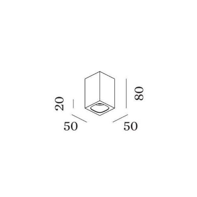 LED ceiling spotlight Pirro 1.0