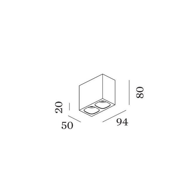 LED plafondspot Pirro 2.0
