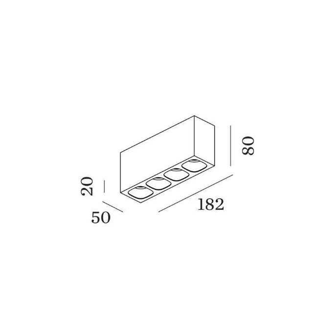 LED ceiling spotlight Pirro 4.0