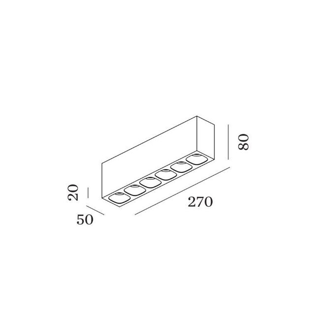 Spot LED pour plafond Pirro 6.0