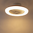 Design ceiling fan white incl. LED dimmable - Clima