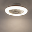 Ventilateur de plafond design blanc avec LED dimmable - Clima