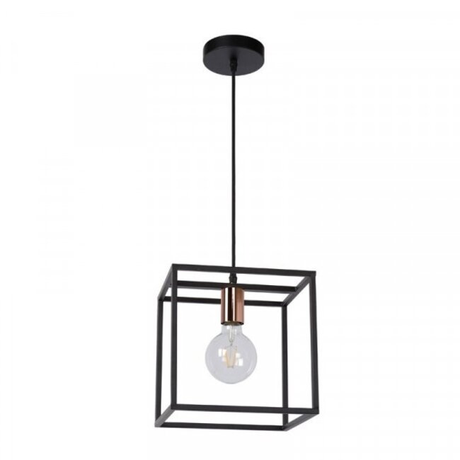 ARTHUR - Hanglamp - 1xE27 - Zwart - 08424/01/30