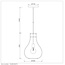 BODO - Hanging lamp - Ø 38 cm - 1xE27 - Light wood - 01400/38/72