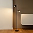 SKANSKA - Vloerlamp - LED Dimb. - 2x5W 2700K - Zwart - 03703/10/30