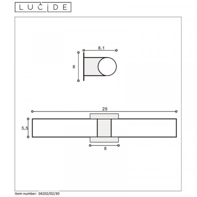 JESSE - Applique Salle de Bain - 2xG9 - IP44 - Noir - 04202/02/30