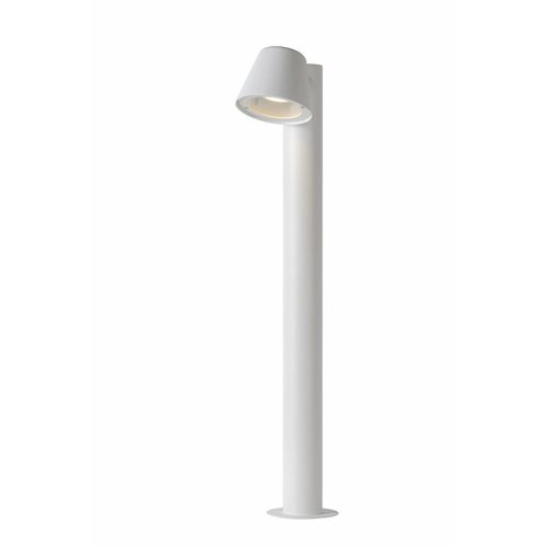 Lucide DINGO-LED - Sokkellamp Buiten - LED Dimb. - GU10 - 1x5W 3000K - IP44 - Wit - 14881/70/31 Lucide DINGO-LED - Sokkellamp Buiten - LED Dimb. - GU10 - 1x5W 3000K - IP44 - Wit - 14881/70/31