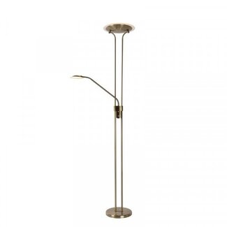 Lucide CHAMPION-LED - Lampe de lecture - Ø 25,4 cm - LED Dim. - 3000K - Bronze - 19792/24/03