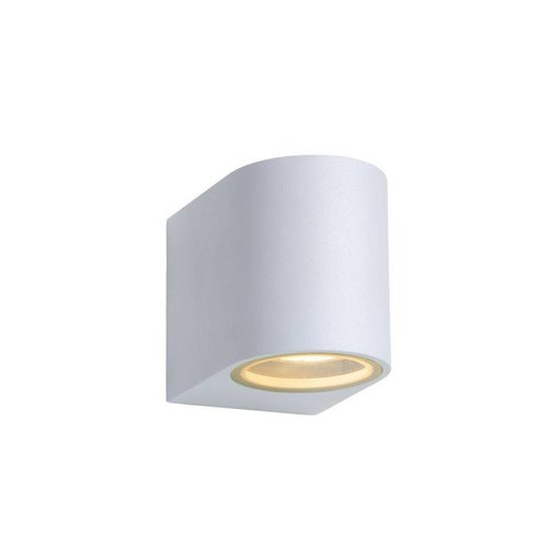 Lucide ZORA-LED - Wandspot Buiten - LED Dimb. - GU10 - 1x5W 3000K - IP44 - Wit - 22861/05/31 Lucide ZORA-LED - Wandspot Buiten - LED Dimb. - GU10 - 1x5W 3000K - IP44 - Wit - 22861/05/31