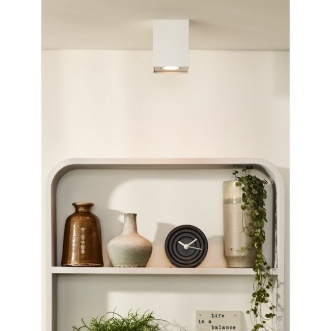 TUBE - Spot plafond - 1xGU10 - Blanc - 22953/01/31