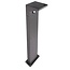 Jua Solar bollard+pir detector Anthracite