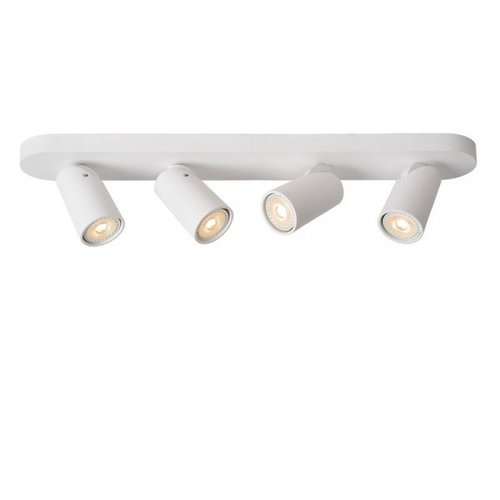 Lucide XYRUS - Plafondspot - LED Dim to warm - GU10 - 4x5W 2200K/3000K - Wit - 23954/21/31 Lucide XYRUS - Plafondspot - LED Dim to warm - GU10 - 4x5W 2200K/3000K - Wit - 23954/21/31