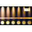 XYRUS - Ceiling spotlight - LED Dim to warm - GU10 - 4x5W 2200K/3000K - Black - 23954/21/30