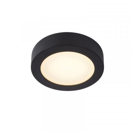 Lucide BRICE-LED - Plafonnière Badkamer - Ø 18 cm - LED Dimb. - 1x11W 3000K - IP44 - Zwart - 28116/18/30 Lucide BRICE-LED - Plafonnière Badkamer - Ø 18 cm - LED Dimb. - 1x11W 3000K - IP44 - Zwart - 28116/18/30