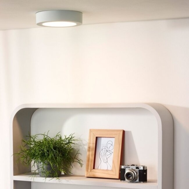 BRICE-LED - Plafonnière Badkamer - Ø 18 cm - LED Dimb. - 1x11W 3000K - IP44