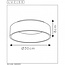 TALOWE LED - Ceiling light - Ø 30 cm - LED Dim. - 1x20W 3000K - Black - 46100/20/30