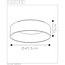 TALOWE LED - Ceiling light - Ø 45 cm - LED Dim. - 1x30W 3000K - White - 46100/32/31