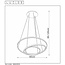 TRINITI - Lampe à suspension - Ø 80 cm - LED Dim. - 3000K - Blanc - 46402/99/31