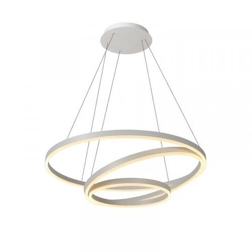 Lucide TRINITI - Hanging lamp - Ø 80 cm - LED Dim. - 3000K - White - 46402/99/31