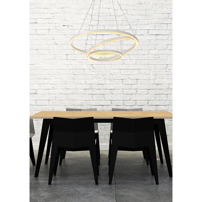 TRINITI - Hanging lamp - Ø 80 cm - LED Dim. - 3000K - White - 46402/99/31