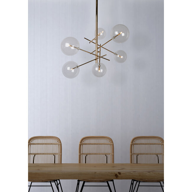 ALARA - Hanglamp - Ø 72 cm - LED - G4 - 6x1,5W 2700K - Goud - 46412/06/10