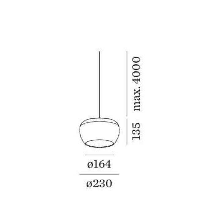 LED hanging lamp Wetro 2.0