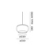 LED hanging lamp Wetro 3.0