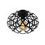 Lucide WOLFRAM - Ceiling light - Ø 30 cm - 1xE27 - Black - 21117/30/30