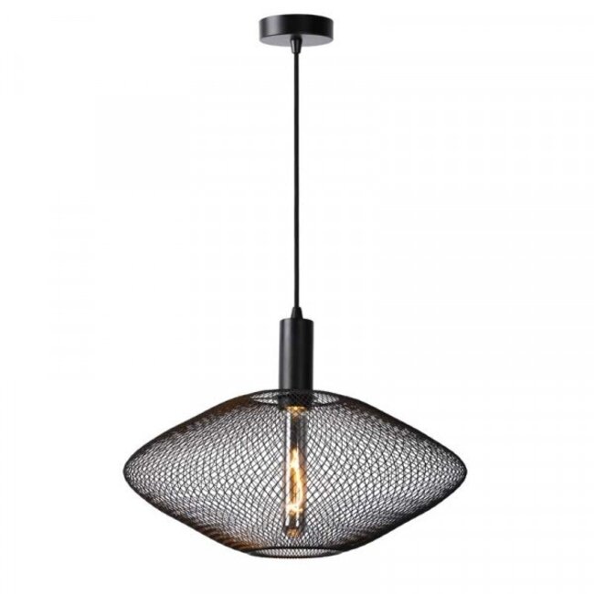 MESH - Hanging lamp - Ø 45 cm - 1xE27 - Black - 21423/45/30