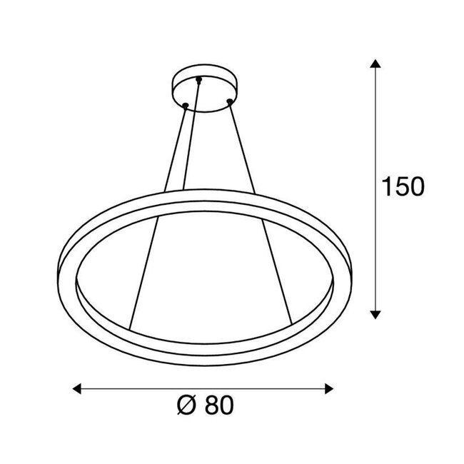 LED pendant lamp ONE 80 PD