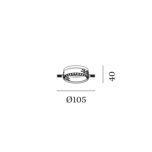 Wever & Ducré Deep Adjust trimless 1.0 pleisterkit Wever & Ducré Deep Adjust trimless 1.0 pleisterkit